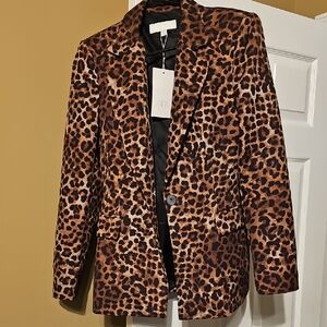Zara Animal Print Women's Blazer